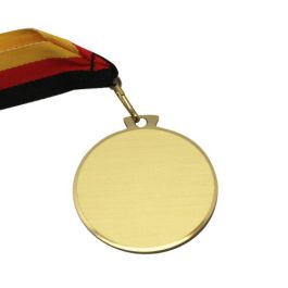 Personalisierte Gravur Graduierung Bronze farbig 50 mm Medaille & Band