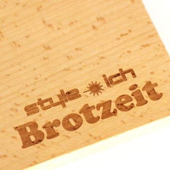 Frühstücksbrettchen mit Gravur