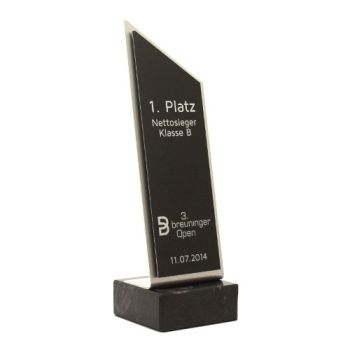 Pokal mit Gravur, Aluminium