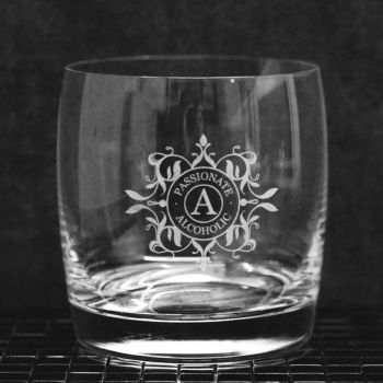 Whisky-Glas Tumbler mit Gravur frei gestalten
