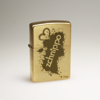 Zippo Messing gebürstet