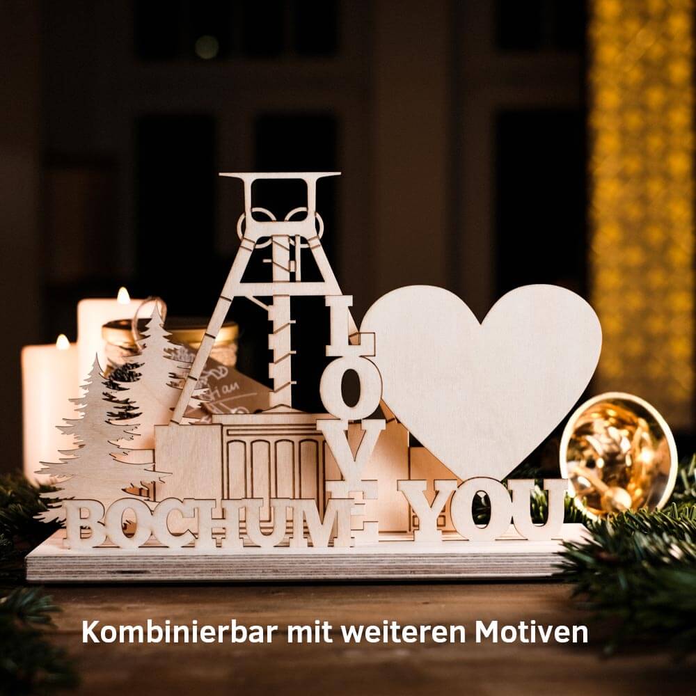 außergewöhnliche Weihnachtsgeschenke Schwibbogen Bochum verschiedene Motive