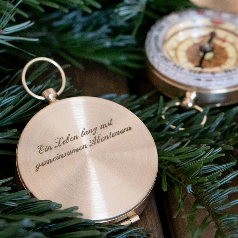 weihnachtsgeschenke in letzter minute romantischer kompass